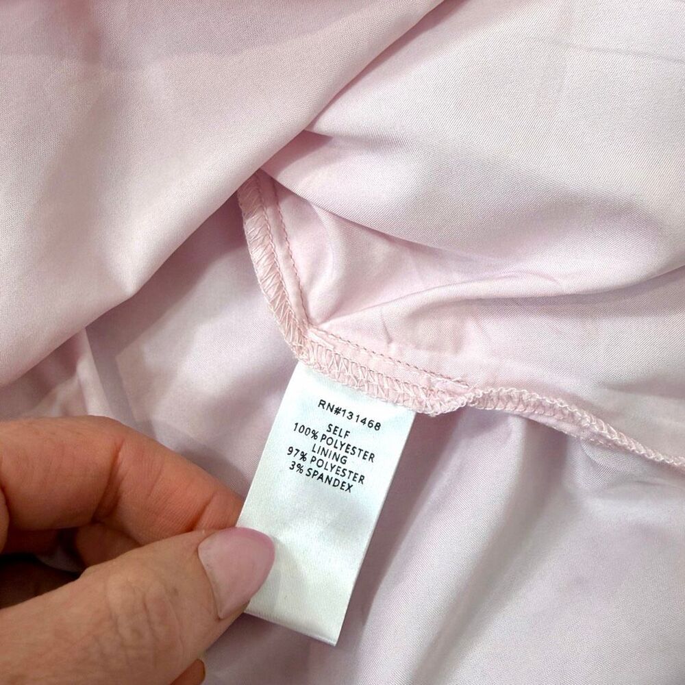VICI Spring Days Abstract Colorblock Mini Dress Pink Patchwork Ruffle Medium m - Picture 16 of 16